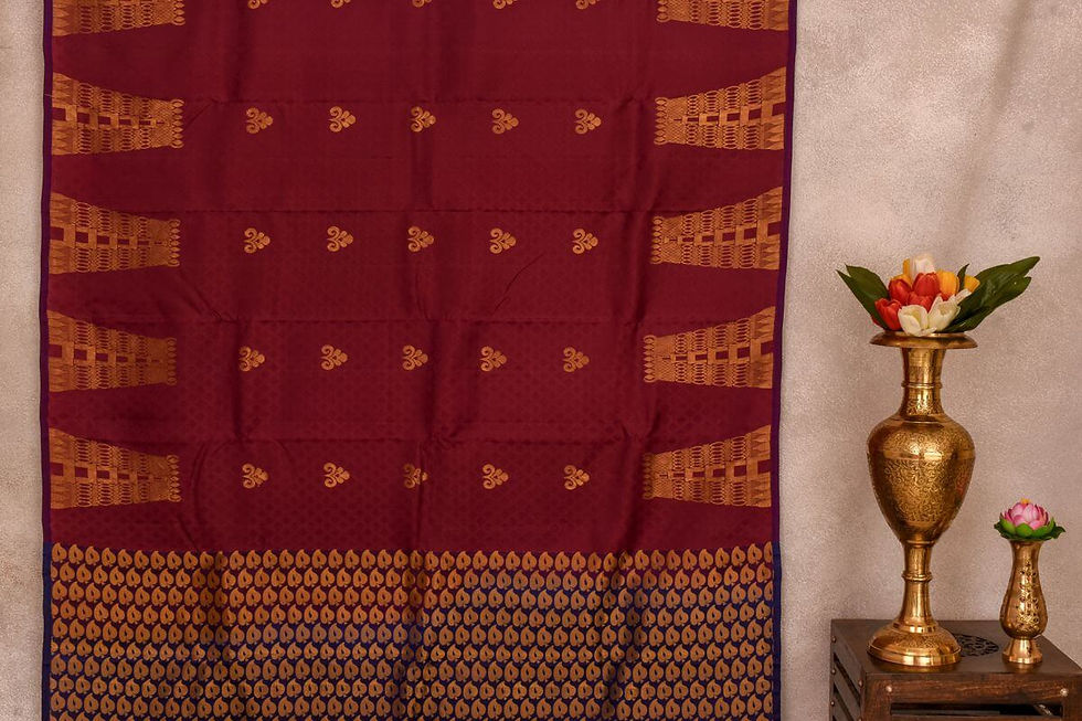 Thumbnail: A Silk Weave Soft silk saree PSAC090578