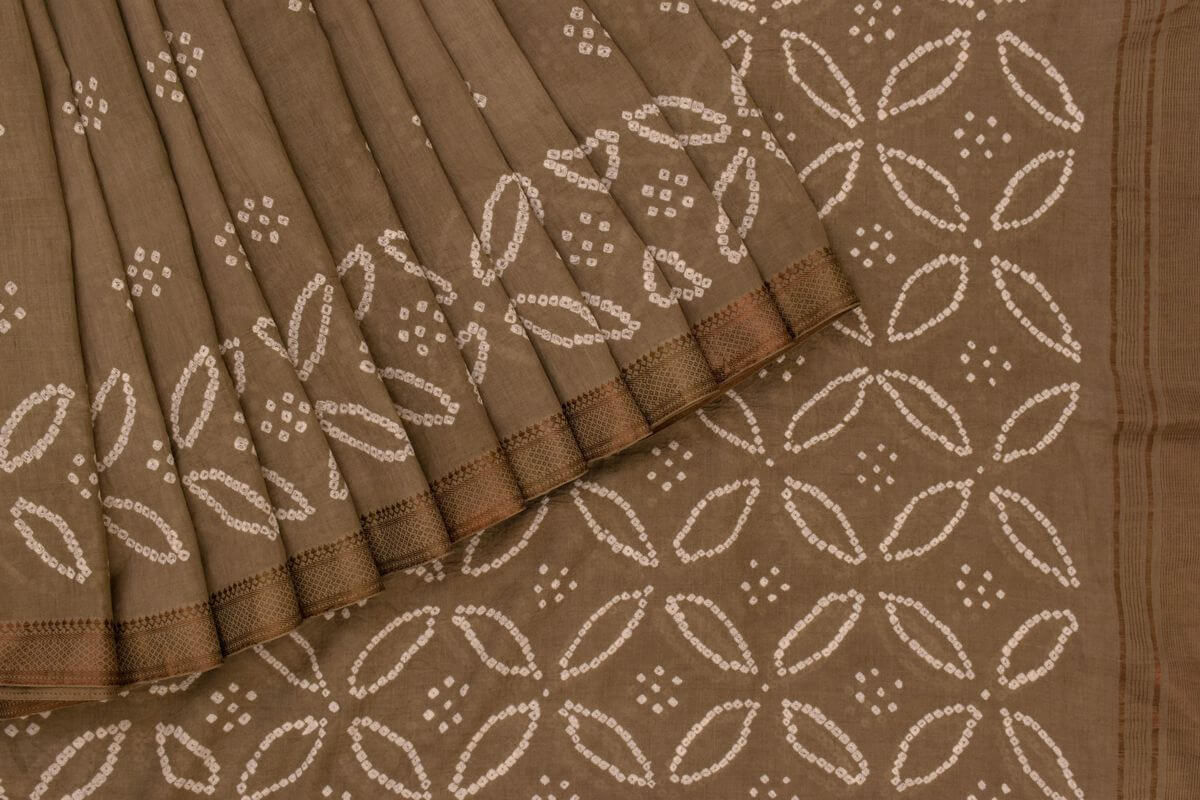 Chakor Bandhani Mangalgiri cotton saree PSCK260038