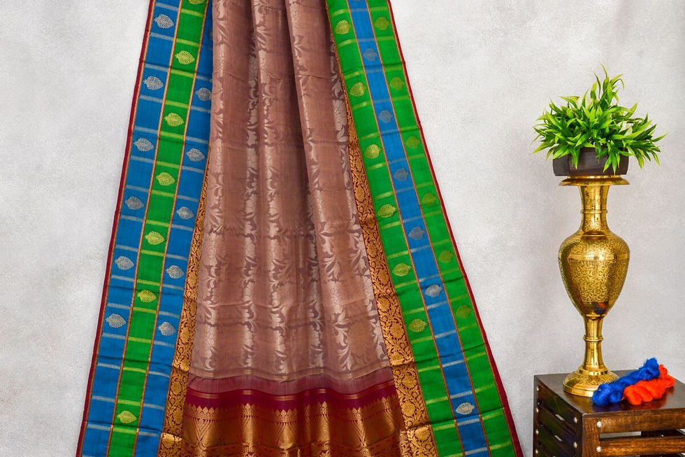Thumbnail: Sita mahalakshmi kanjivaram silk saree PSSM05LRAM200765