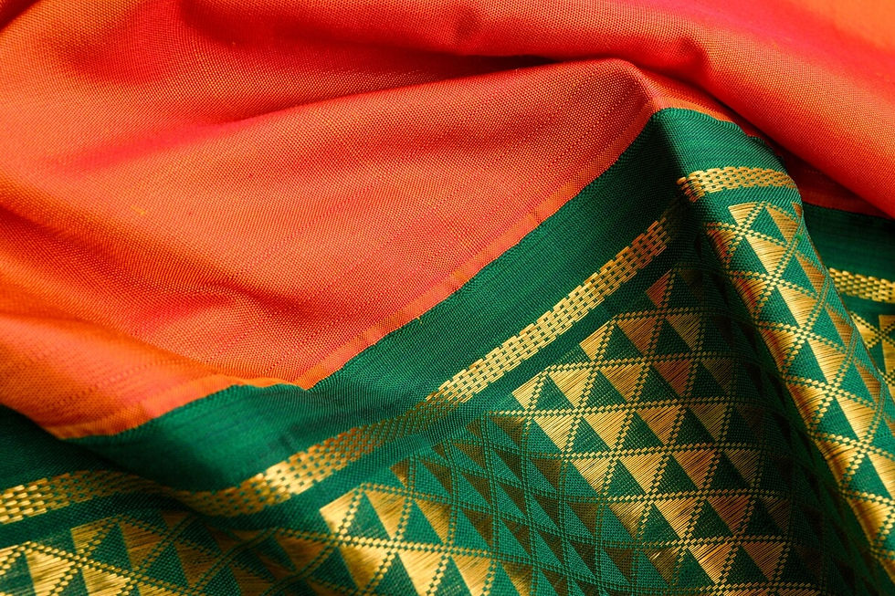 Thumbnail: Shreenivas silks nine and a half yards silk saree PSSR011850