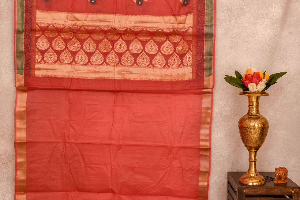 Thumbnail: Shreenivas silks Tussar silk saree PSSR013268