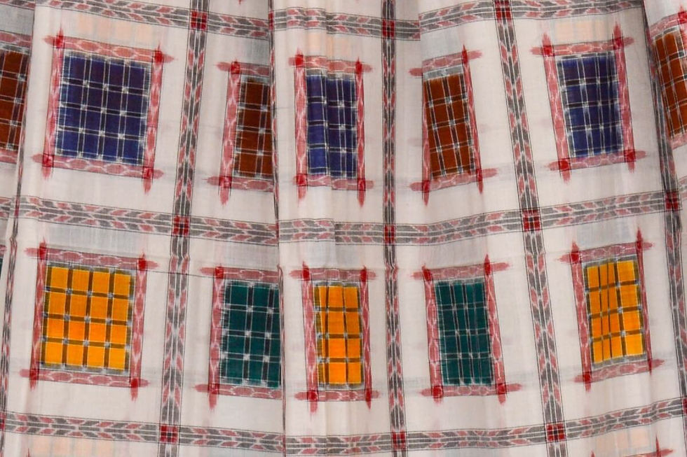 Thumbnail: Ira Creations Sambalpuri Cotton Saree PSIC12IRA15