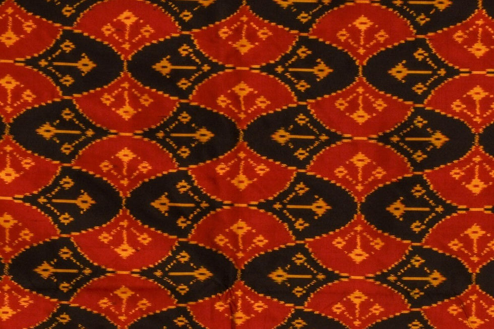 Thumbnail: Indo fabric pochampalli silk saree PSIF060078