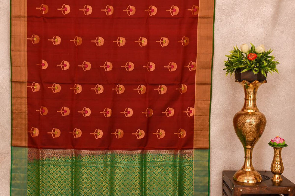 Thumbnail: A Silk Weave Soft silk saree PSAC090628