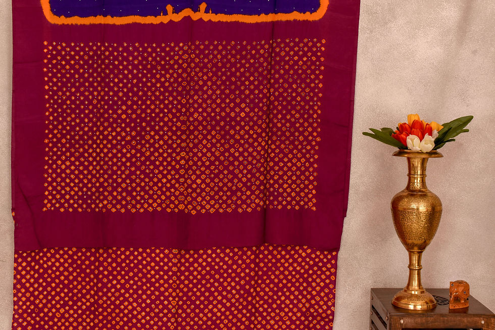 Thumbnail: Chakor Mulberry Silk saree PSCK260051