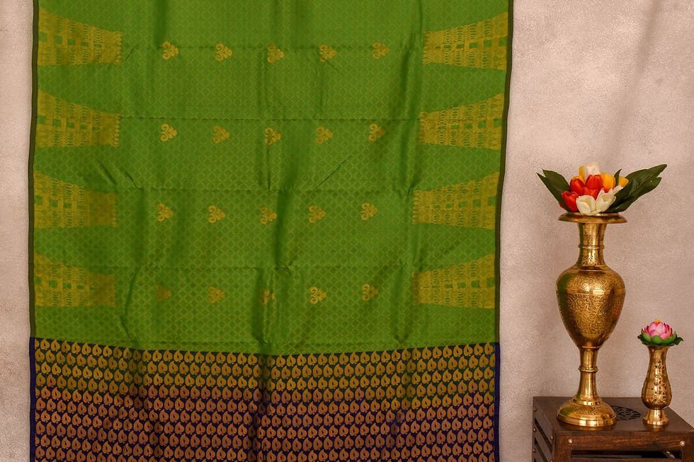 Thumbnail: A Silk Weave Soft silk saree PSAC090575