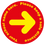 Thumbnail: Pack of 4 Arrow Direction Stickers Vinyls