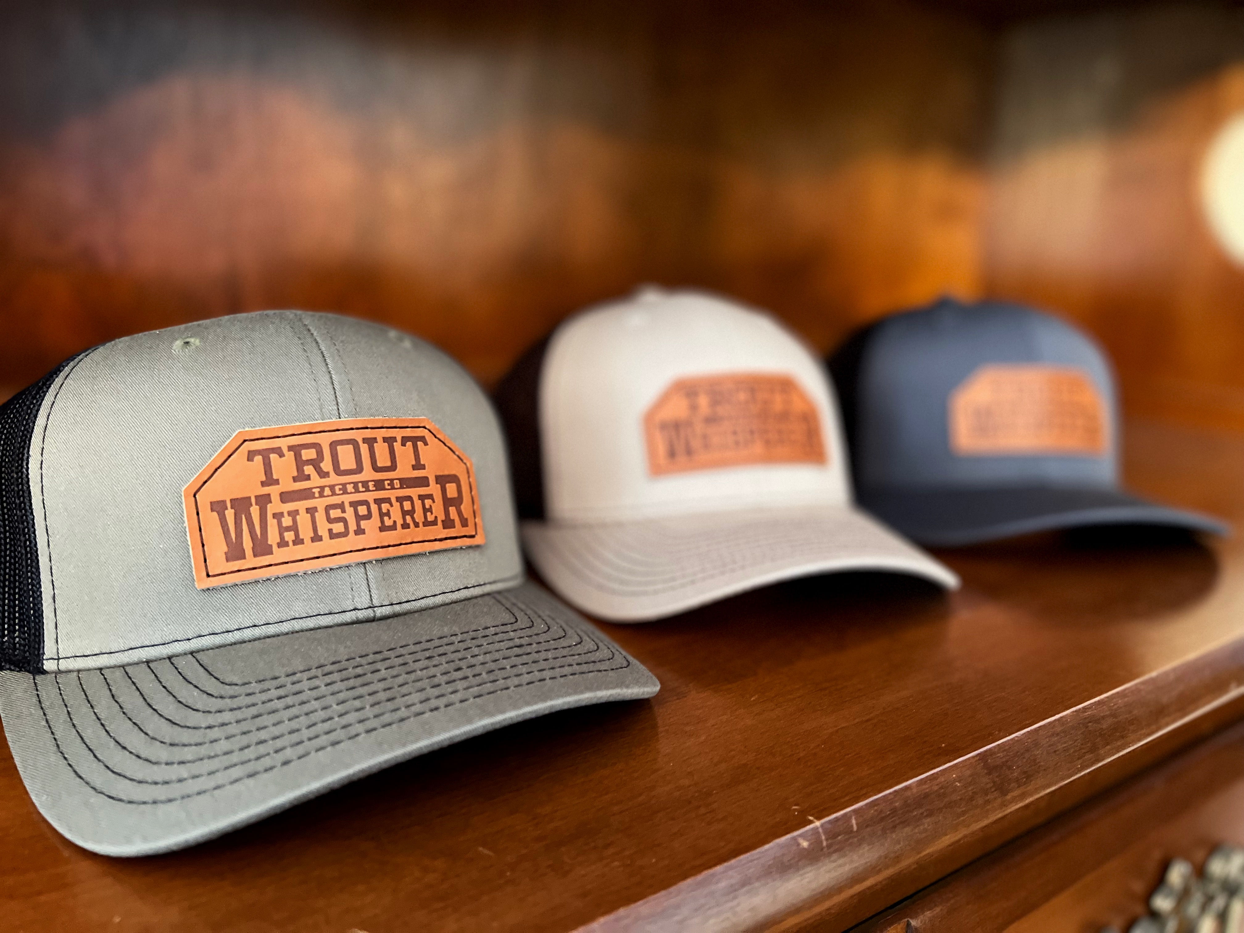 TWT Leather Patch Hats