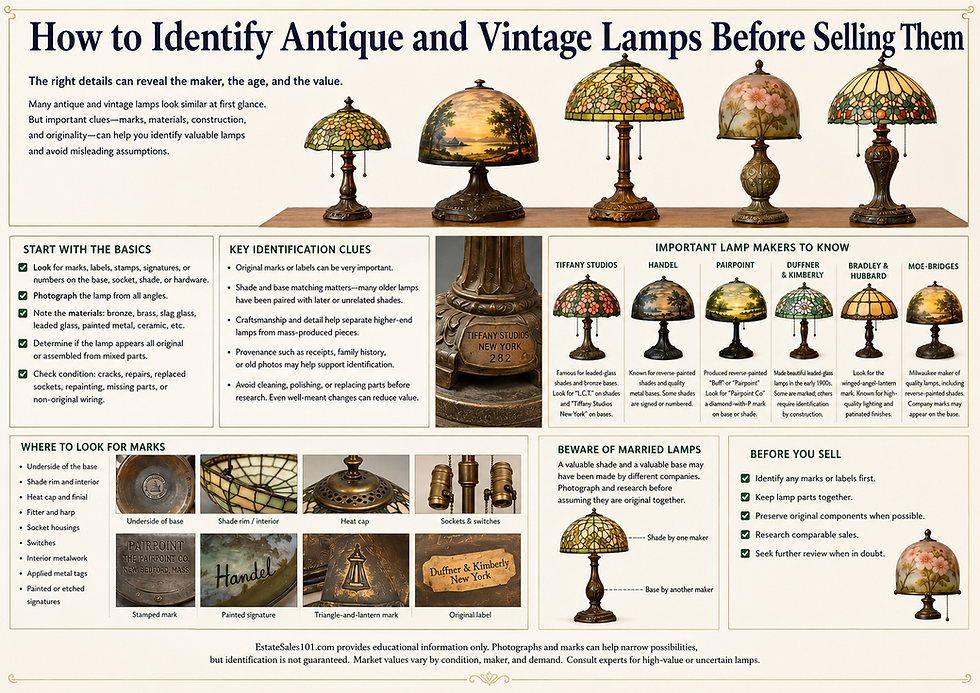 How to Identify Antique and Vintage Lamps