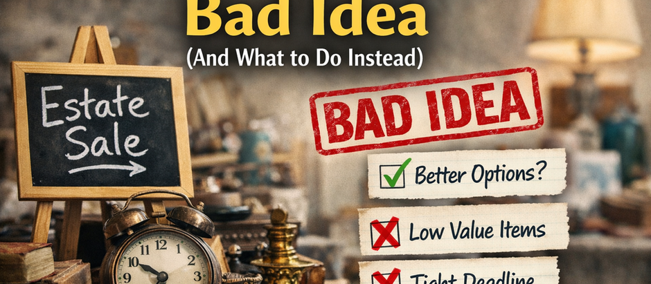 When an Estate Sale Is a Bad Idea (And What to Do Instead)