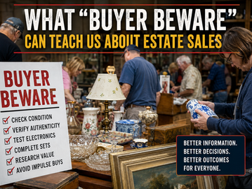 What “Buyer Beware” Can Teach Us About Estate Sales