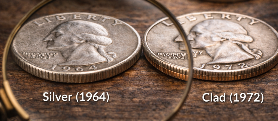 How to Tell If a Coin Is Silver or Clad