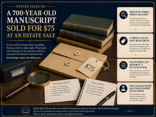 A 700-Year-Old Manuscript Sold for $75 at an Estate Sale