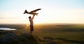 Man Preparing to Fly a Plane