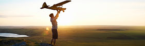 Man Preparing to Fly a Plane