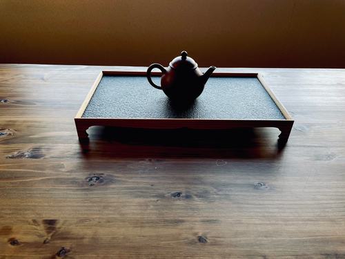 カシワギ 四十沢木材工芸｜輪島の匠 かさねばこ 薄石（足付蓋） | 茶禅草堂