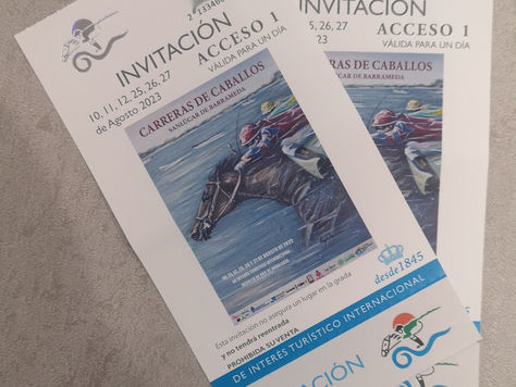 Atención!! Sortearemos en nuestro Facebook 2 entradas para una jornada de Carreras en Sanlúcar