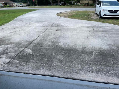 DriveWay Cleaning Before