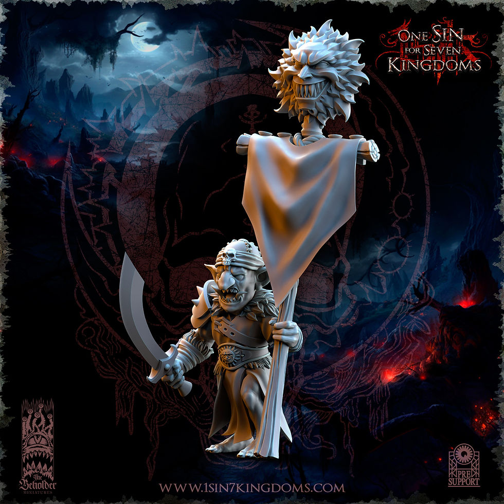 Thumbnail: THE BLACK HORDE GOBLINS DESERT WARRIORS COMMAND GROUP