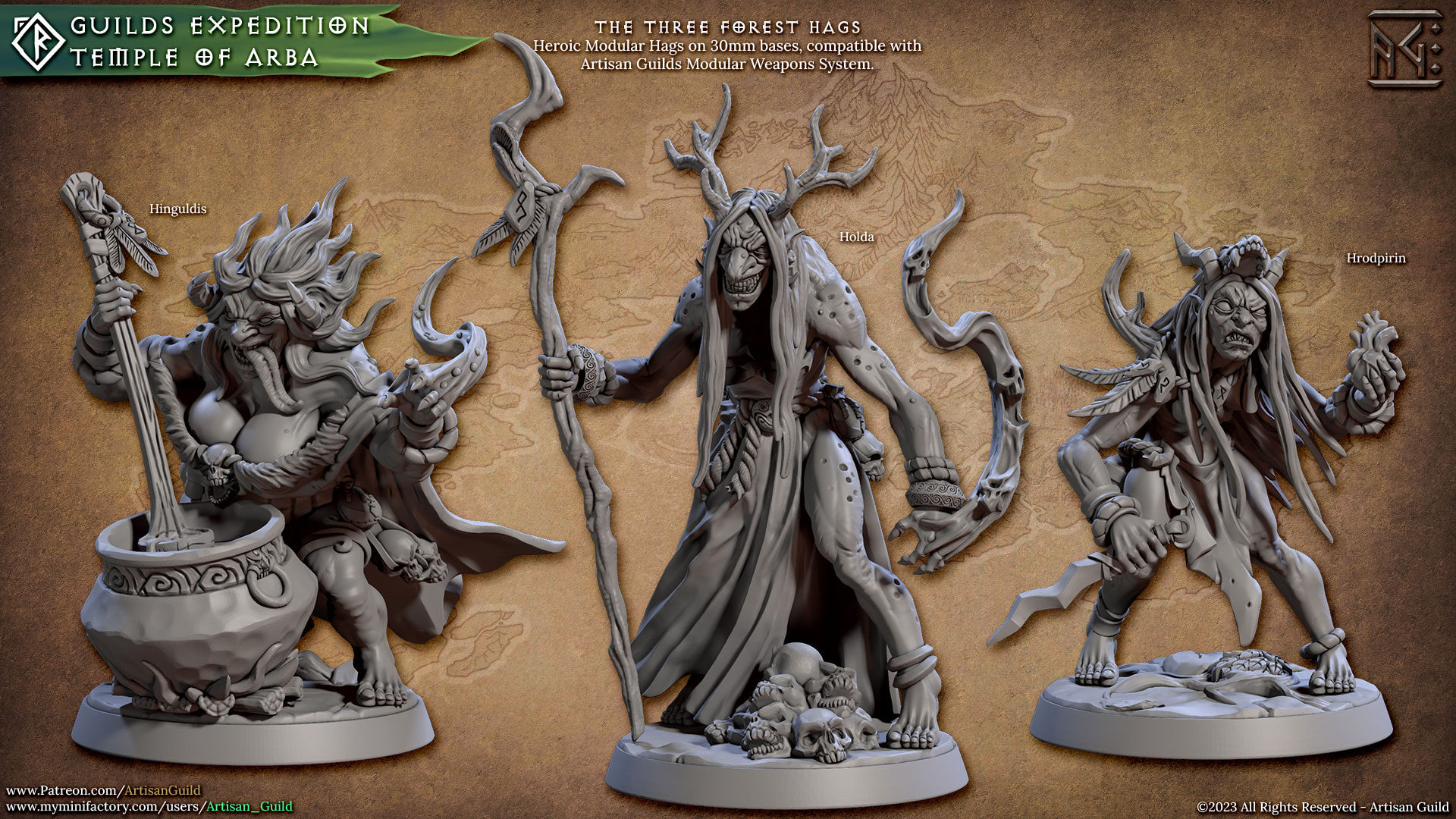 Temple of Arba - The Three Forest Hags