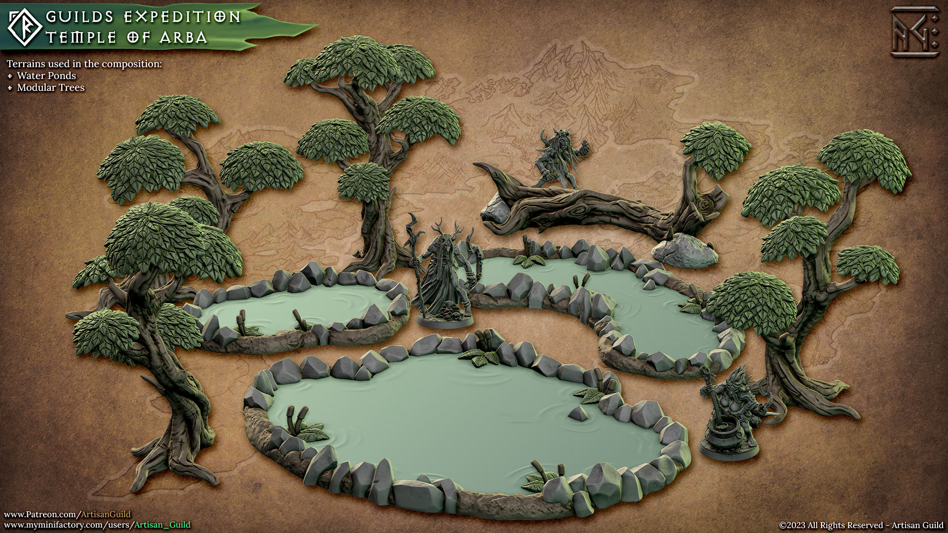 Temple of Arba - Water Pond pack