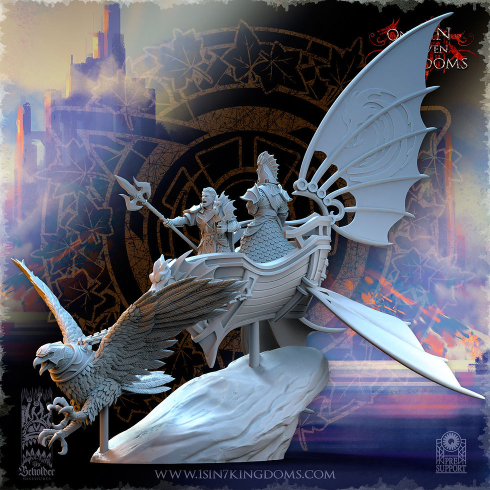 Thumbnail: SILVERMOOR ELVES EAGLE CHARIOT