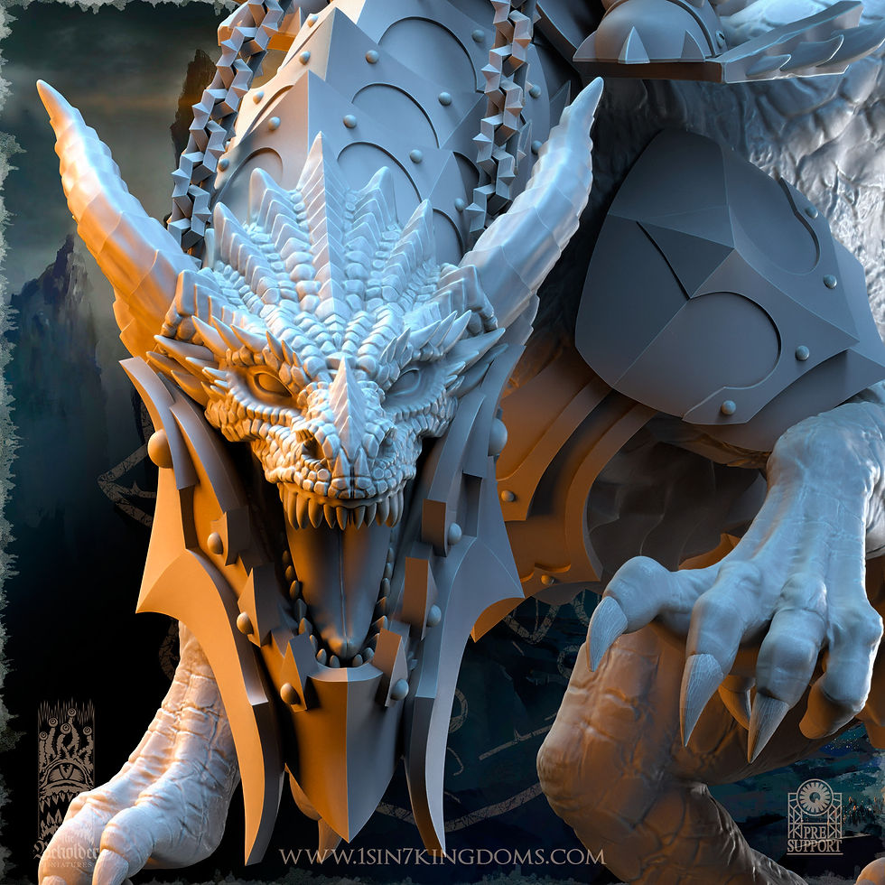 Thumbnail: NESTAH ORCS KHUR GANN, NESTAH WARLORD ON DRAGON