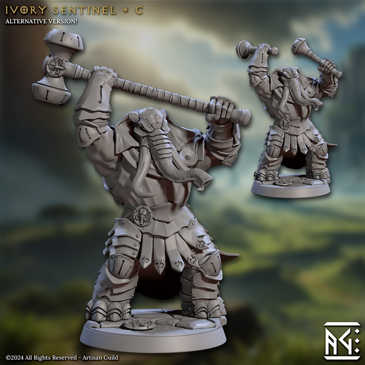 Thumbnail: Elephorim Ivory Sentinels - Ivory Sentinel