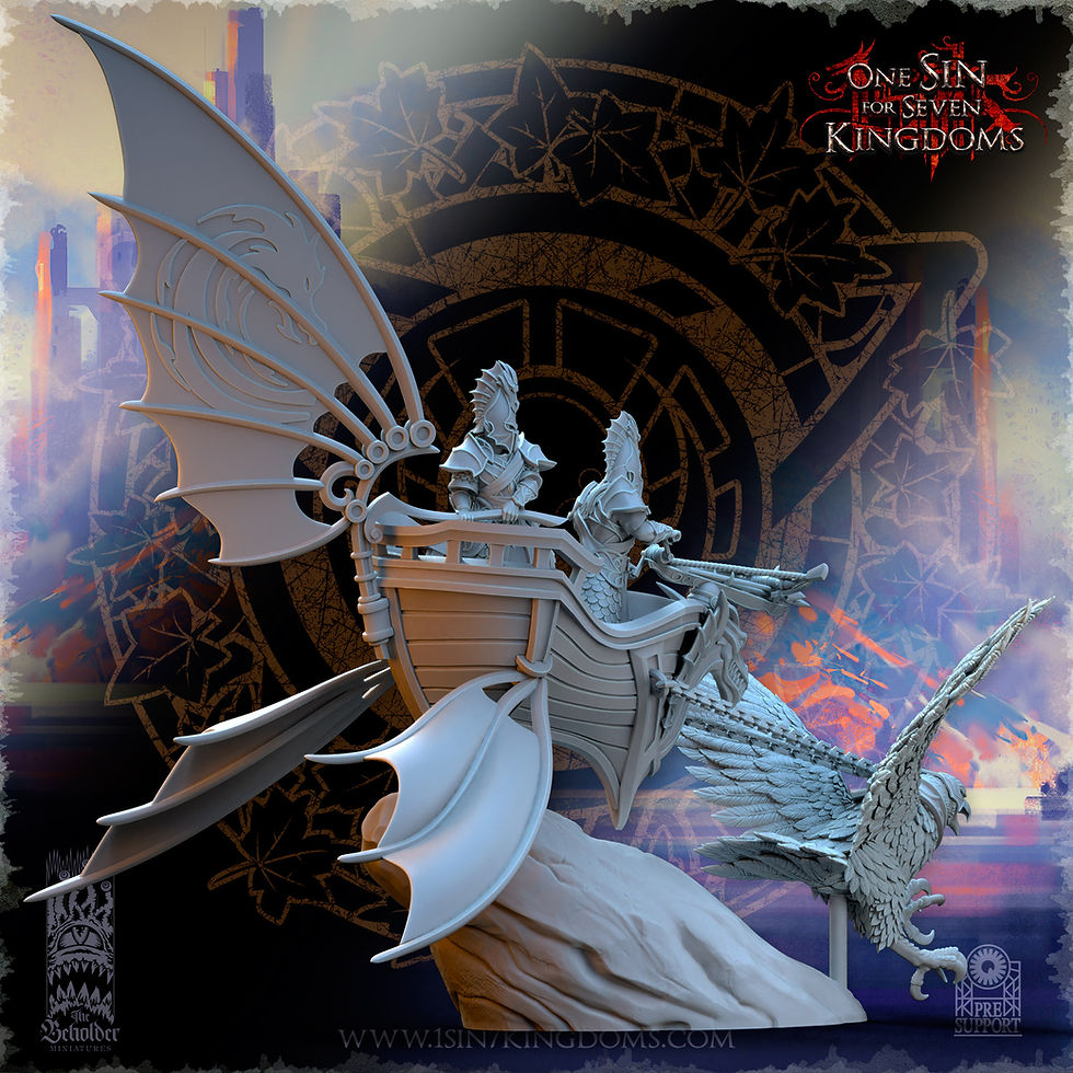 Thumbnail: SILVERMOOR ELVES EAGLE CHARIOT