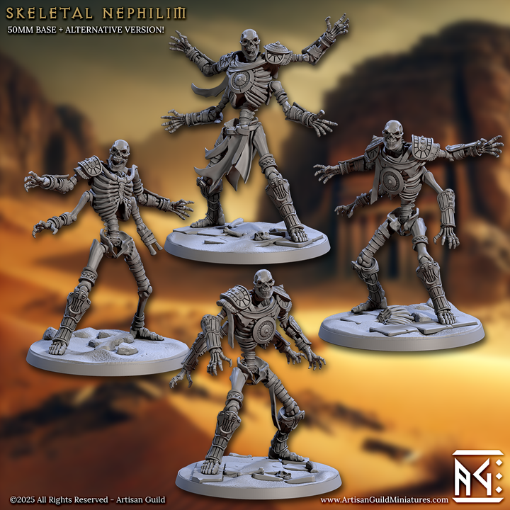 Thumbnail: Tombsworn Skeletons of Denmora - Skeletal Nephelim