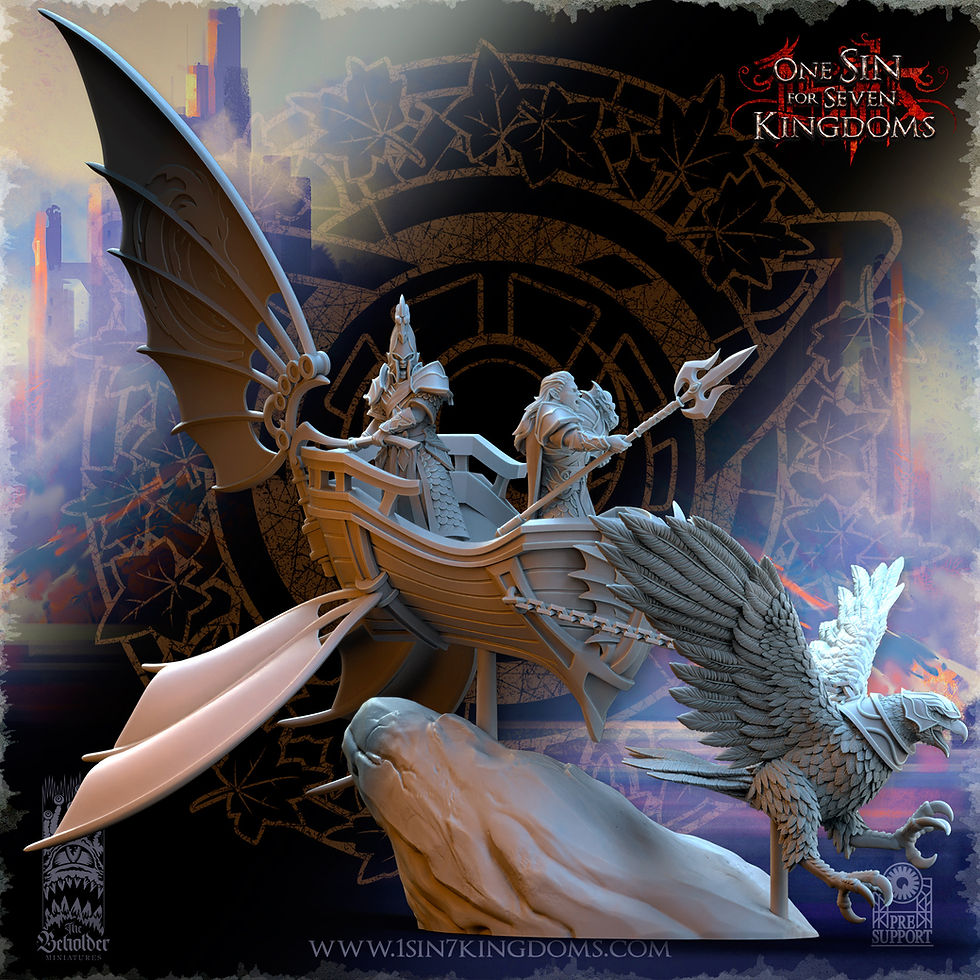 Thumbnail: SILVERMOOR ELVES EAGLE CHARIOT