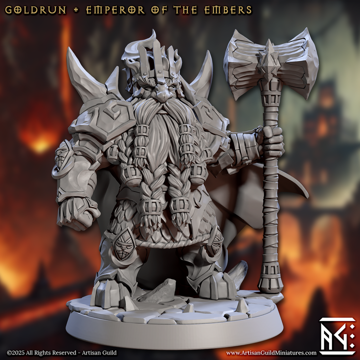 Magmaforged Dwarves of the Depths - Goldrun - Emperor of the Embers