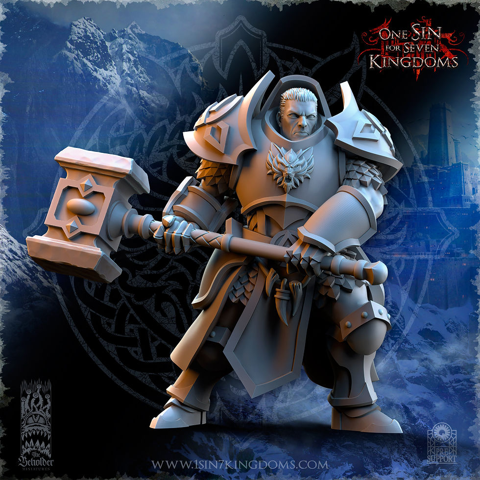 Thumbnail: STORMWOLVES PUNISHERS TWO HANDED AXE AND HAMMER