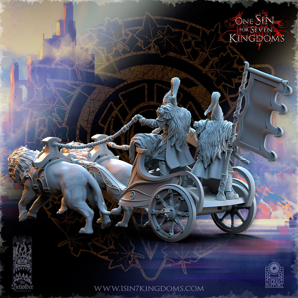 Thumbnail: SILVERMOOR ELVES BEAR GUARDIANS CHARIOT