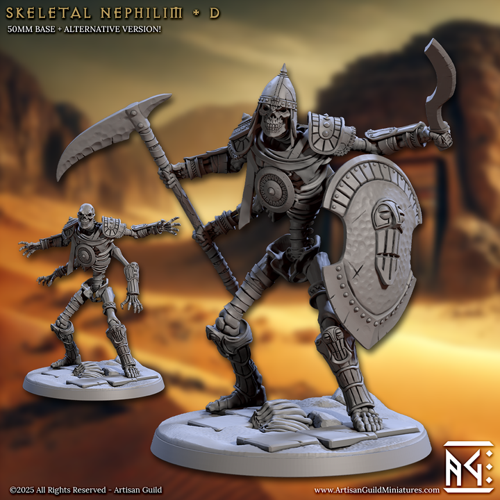 Thumbnail: Tombsworn Skeletons of Denmora - Skeletal Nephelim