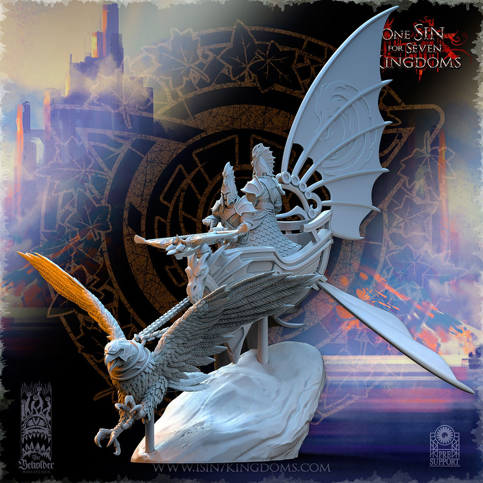 Thumbnail: SILVERMOOR ELVES EAGLE CHARIOT