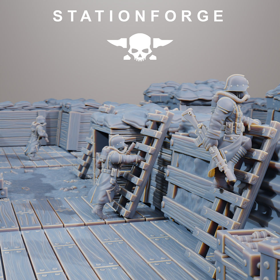 Thumbnail: GrimGuard Trench Terrain (complete set)