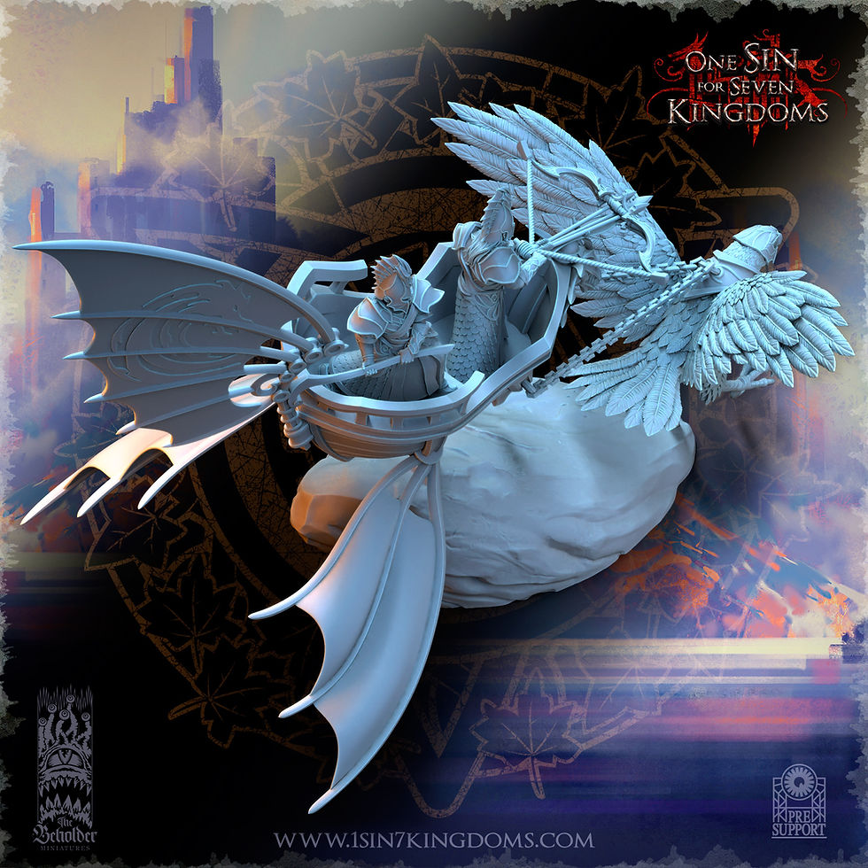 Thumbnail: SILVERMOOR ELVES EAGLE CHARIOT