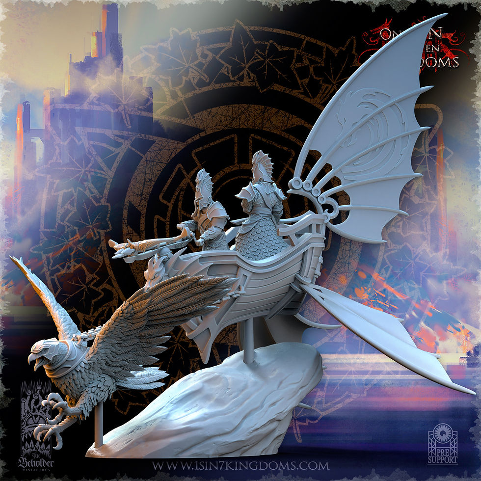 Thumbnail: SILVERMOOR ELVES EAGLE CHARIOT