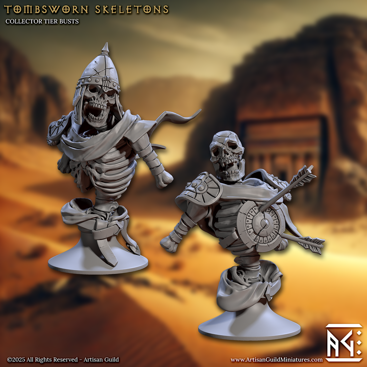 Thumbnail: Tombsworn Skeletons of Denmora Busts