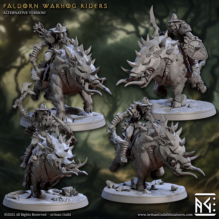 Thumbnail: Faldorn Hobgoblins - Faldorn Warhog Rider