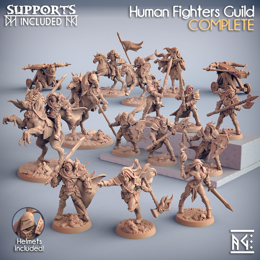 Human Fighters Guild Complete