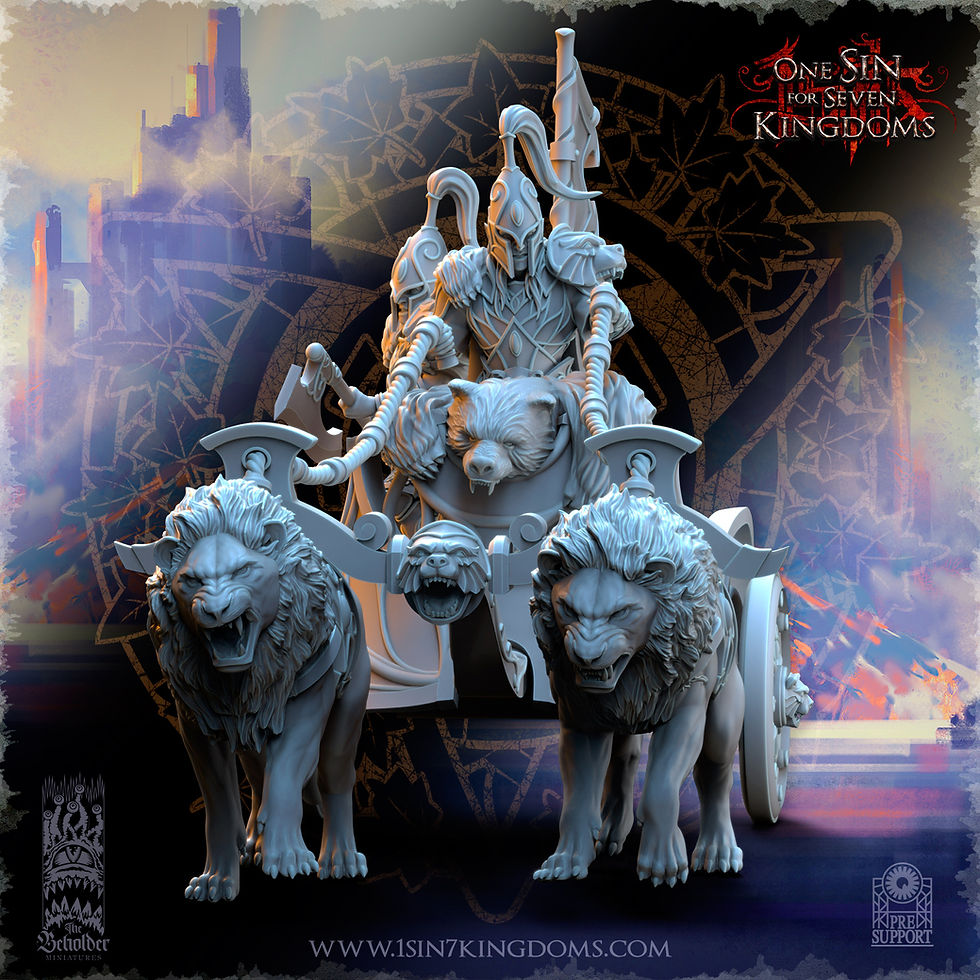 Thumbnail: SILVERMOOR ELVES BEAR GUARDIANS CHARIOT