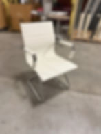 White Leather Office Chair