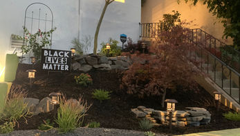 Oakland Bold Beautiful evening lighting landscape transformation Shaw Landscaping & Design
