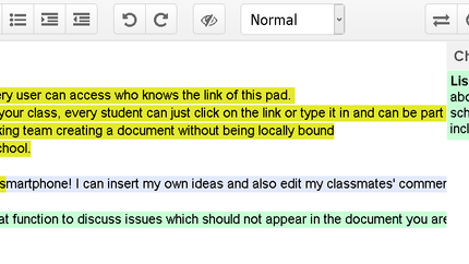 Educational Uses of Etherpads in Foreign Language Teaching (Individual Entry #4)
