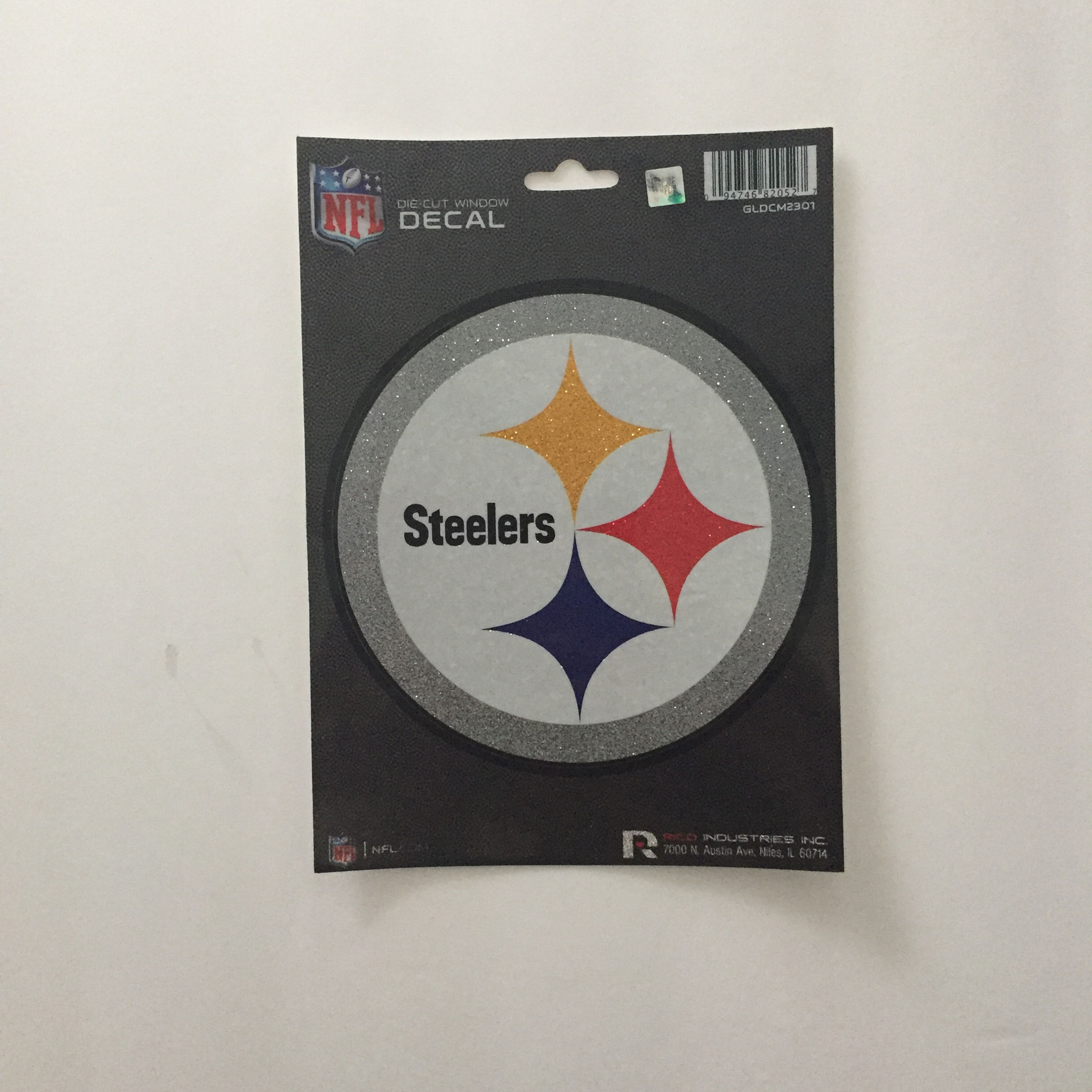 Pittsburgh Steelers Die Cut Glitter Window Decal