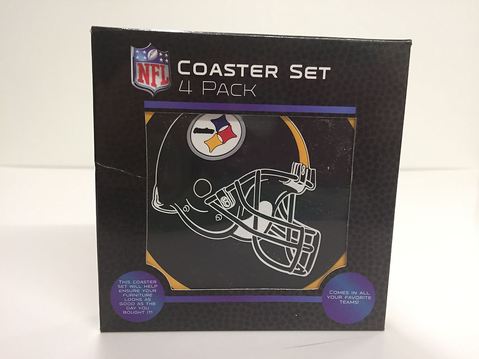 Thumbnail: Pittsburgh Steelers 4 Pack Helmet Coasters