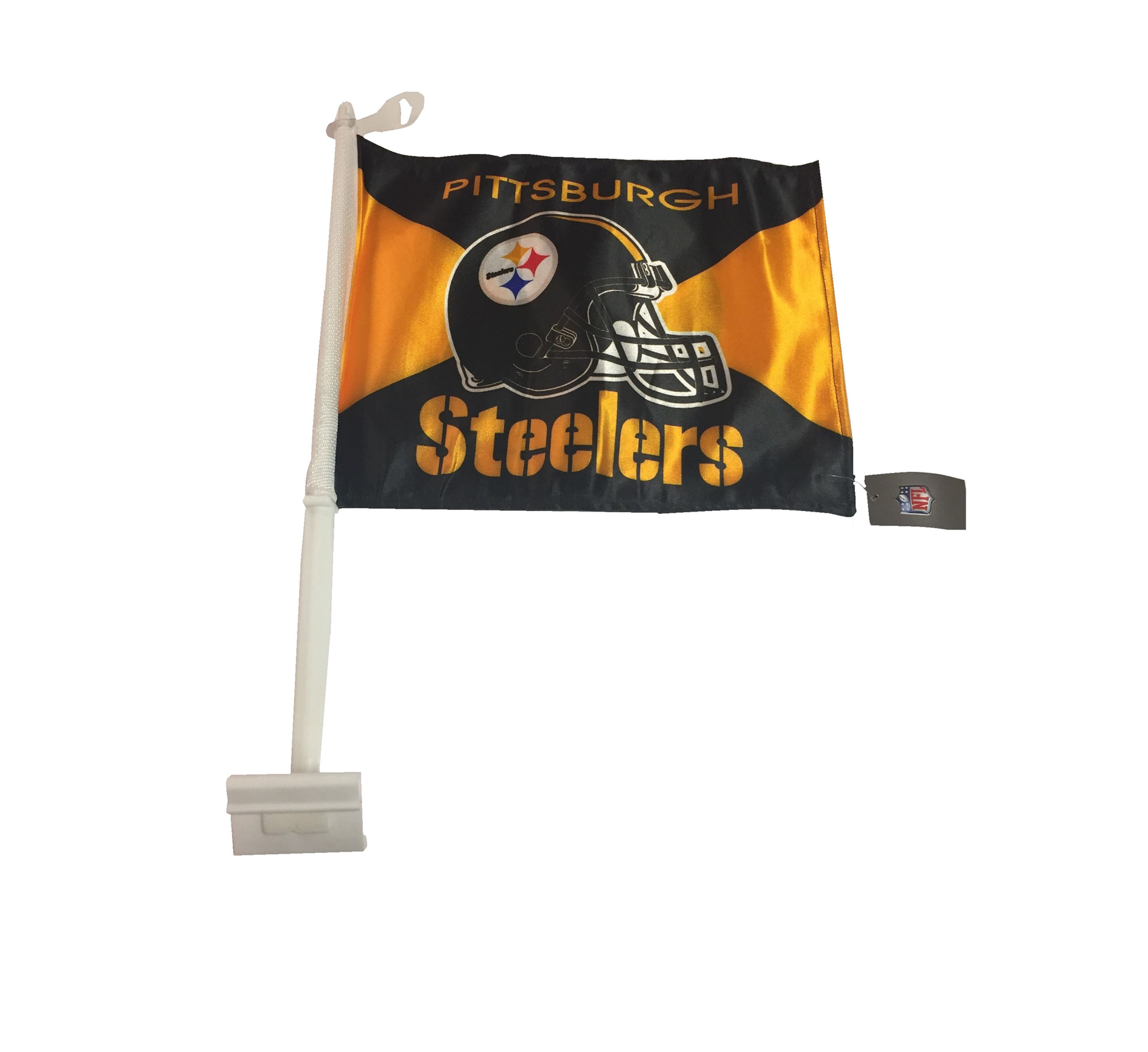 Pittsburgh Steelers Silk Car Flag