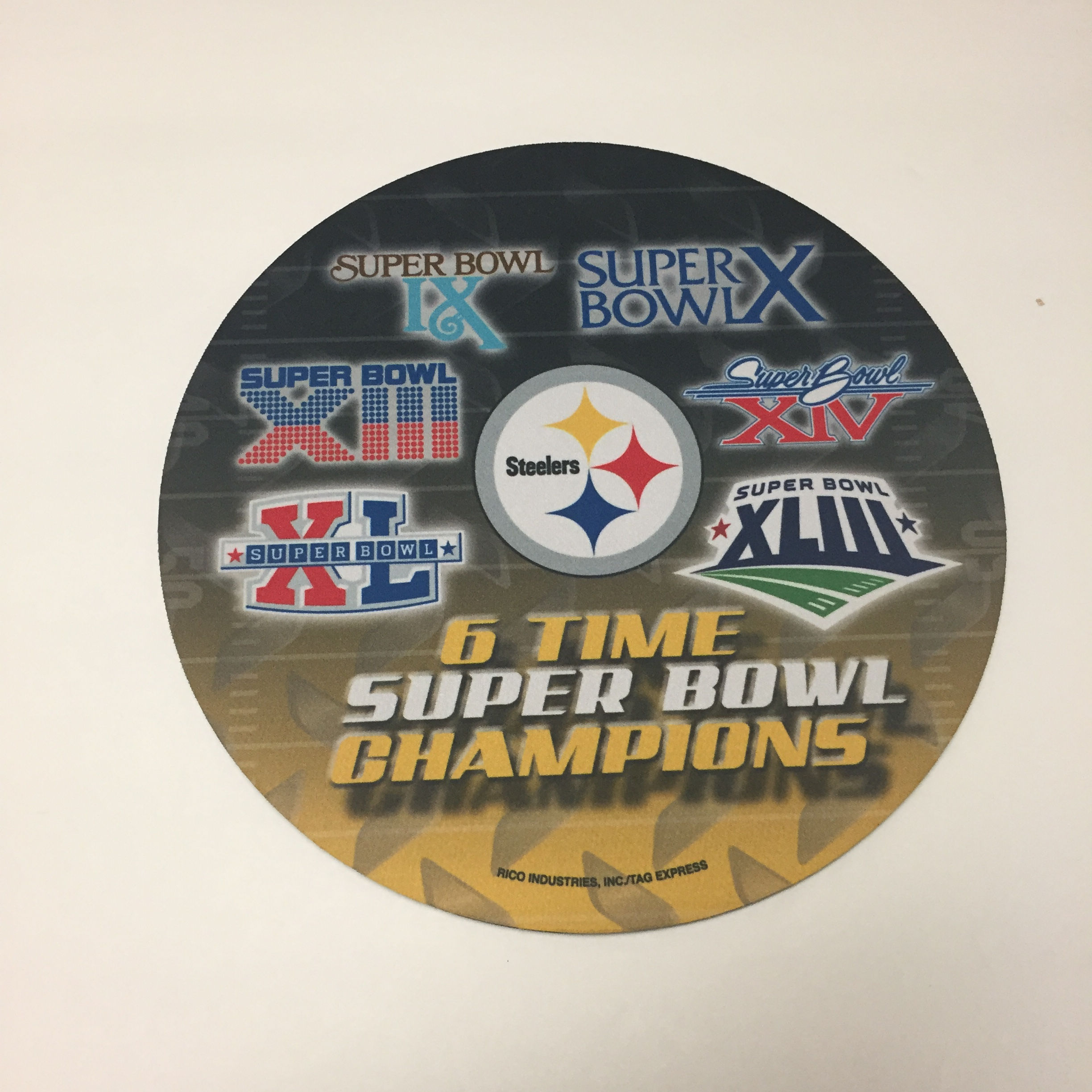 Pittsburgh Steelers 6X Superbowl Champions Mouse Pad